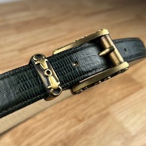 NWOT DONCASTER MADE IN ITALY leather belt